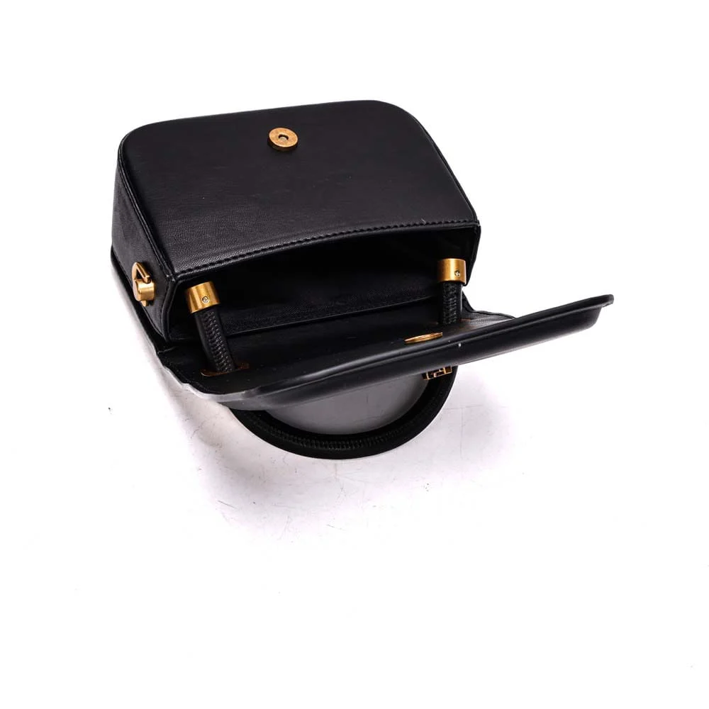 Bolsa Pequena Soft Transversal Preta Black - vista 8 de 8
