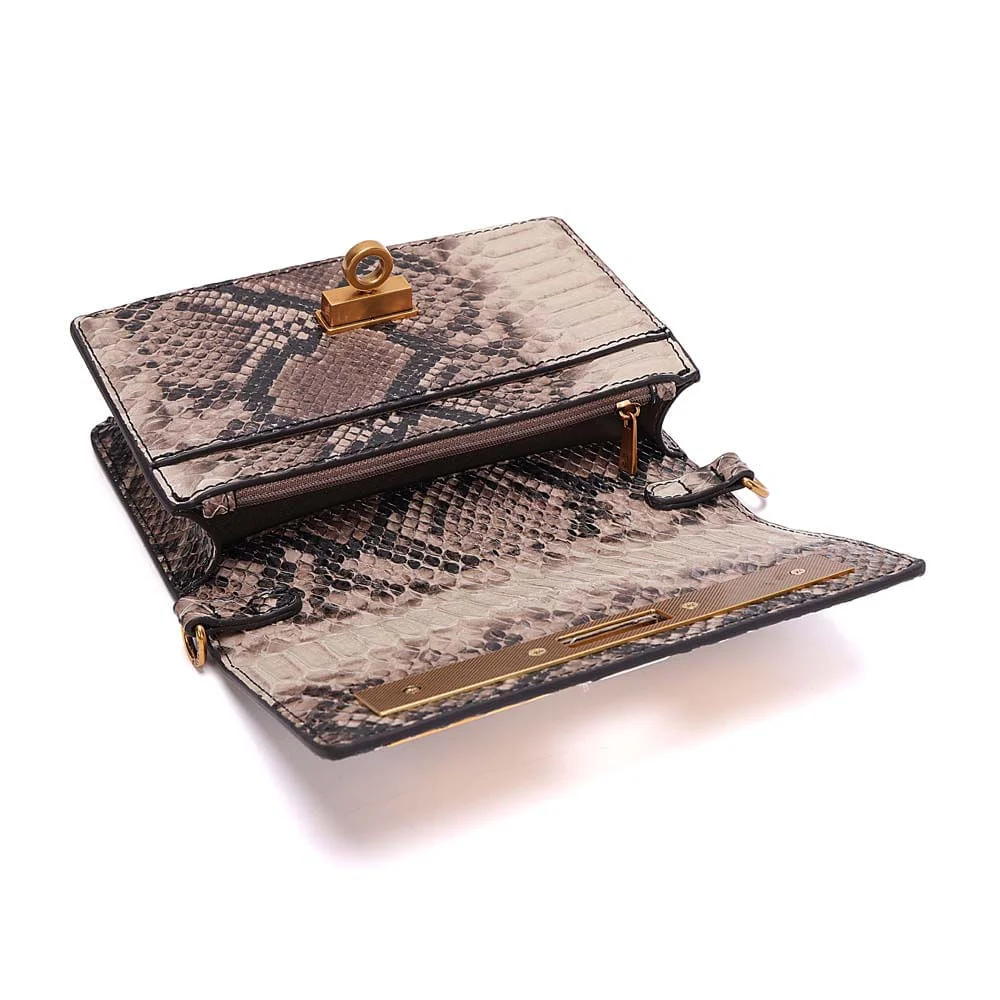 Bolsa Transversal Animal Print Cobra - vista 8 de 8