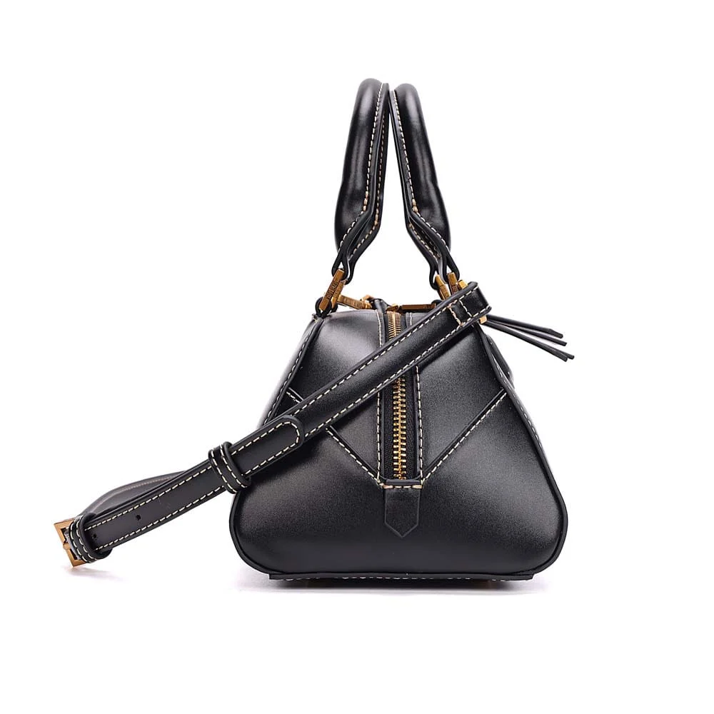 Bolsa Média Soft Alça Dupla Preta - vista 4 de 7