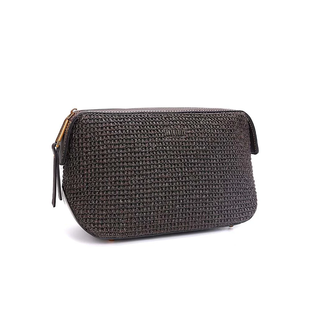 Necessaire Tramado Marrom Dark Cocoa - vista 2 de 7