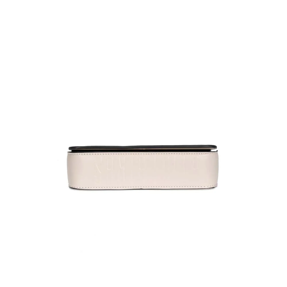 Bolsa Flap Tiracolo Pequena Soft Liso New Marfim - vista 3 de 4