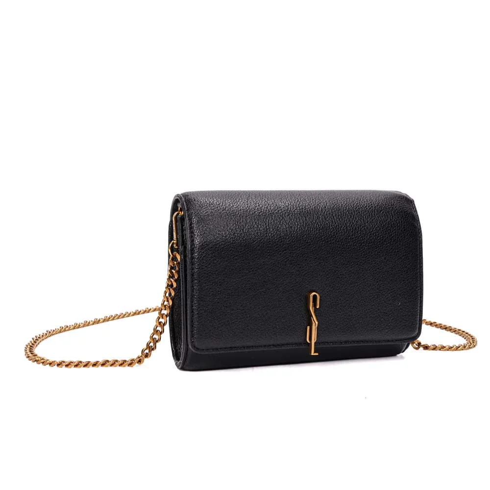Bolsa Carteira Floater Com Caixa Transversal Preta - vista 3 de 8