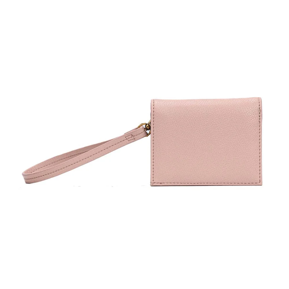 Carteira Risco Pequena Rosa Blossom Alça De Mão - vista 5 de 7