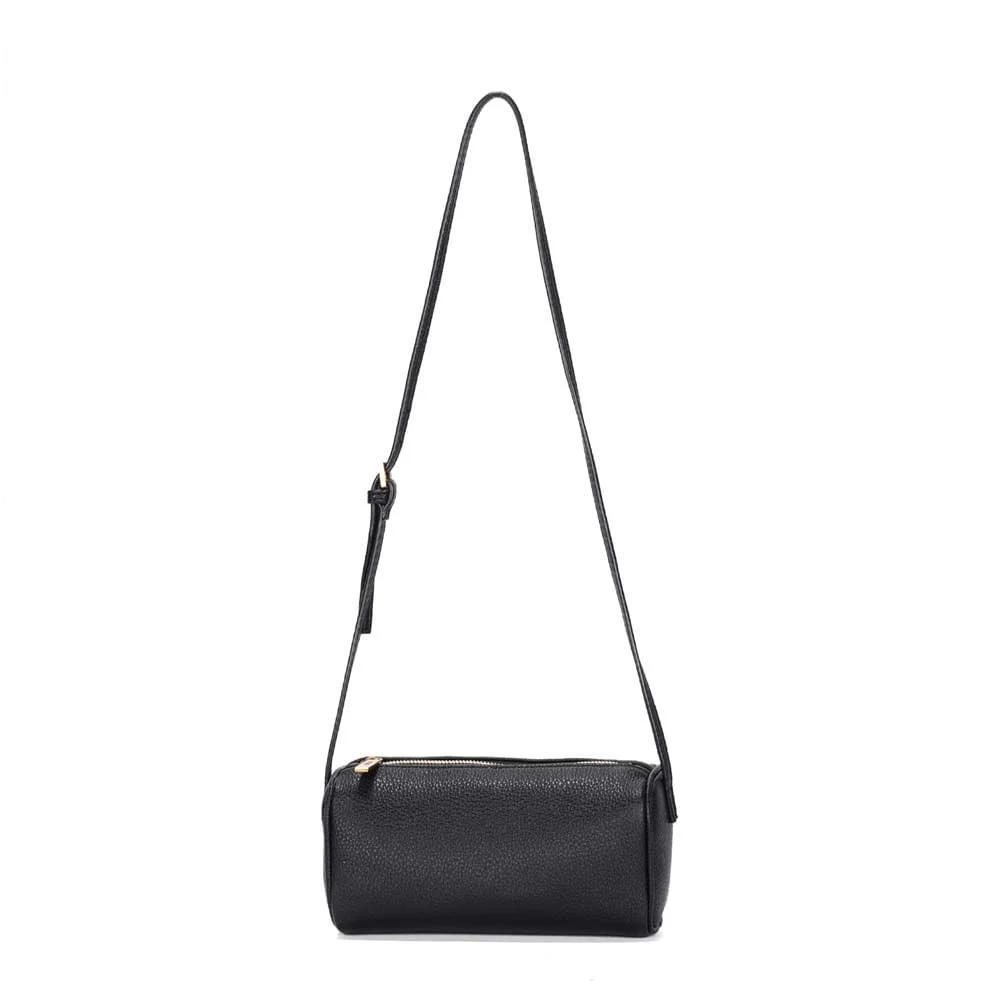 Bolsa Cilindro Pequena Floater Preto Transversal - vista 1 de 3