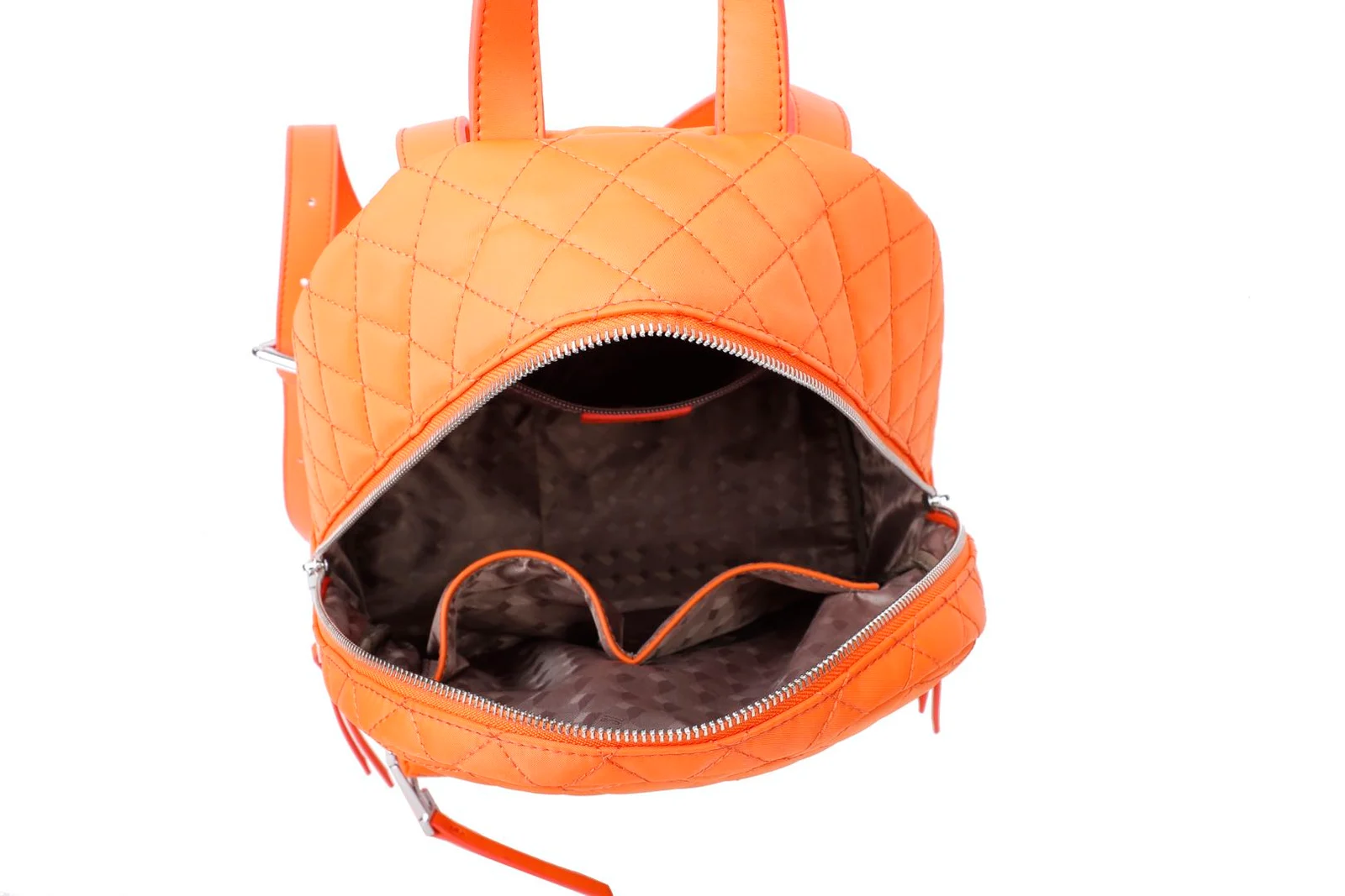 Mochila Nylon Matelassê Laranja - vista 3 de 3