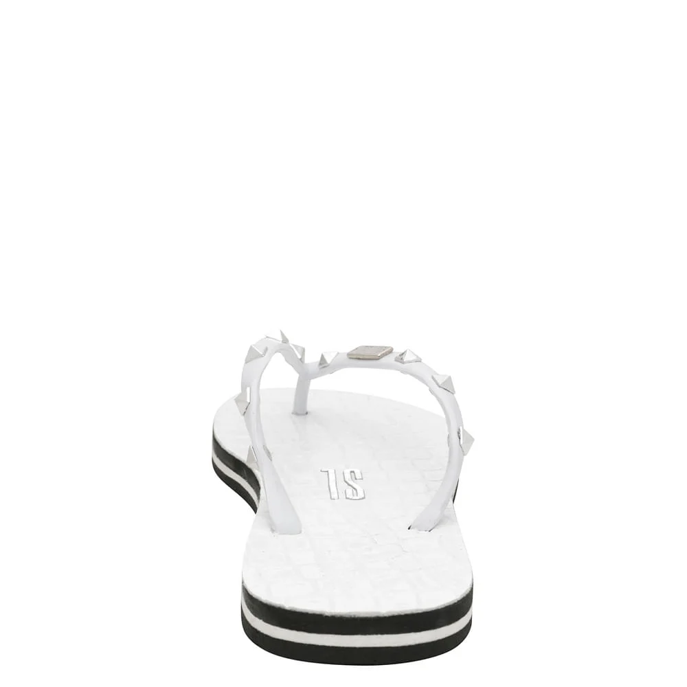 Flip Flop Croco Rebite Branco - vista 4 de 4
