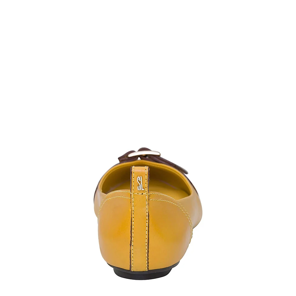 Sapatilha Sl Fivela Quadrado Amarelo - vista 3 de 4