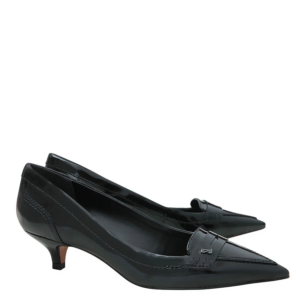 Scarpin Verniz Preto - vista 2 de 4