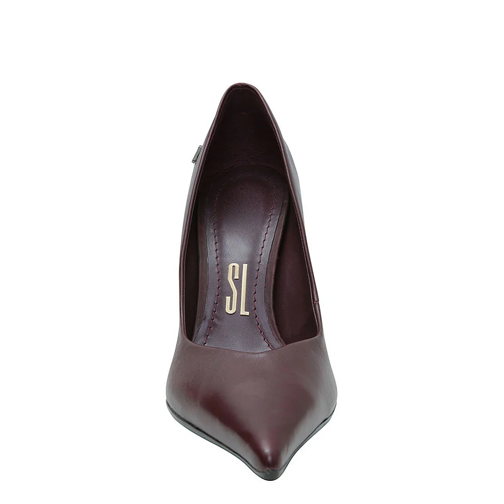 Scarpin Napa Confort Bordo - vista 4 de 4
