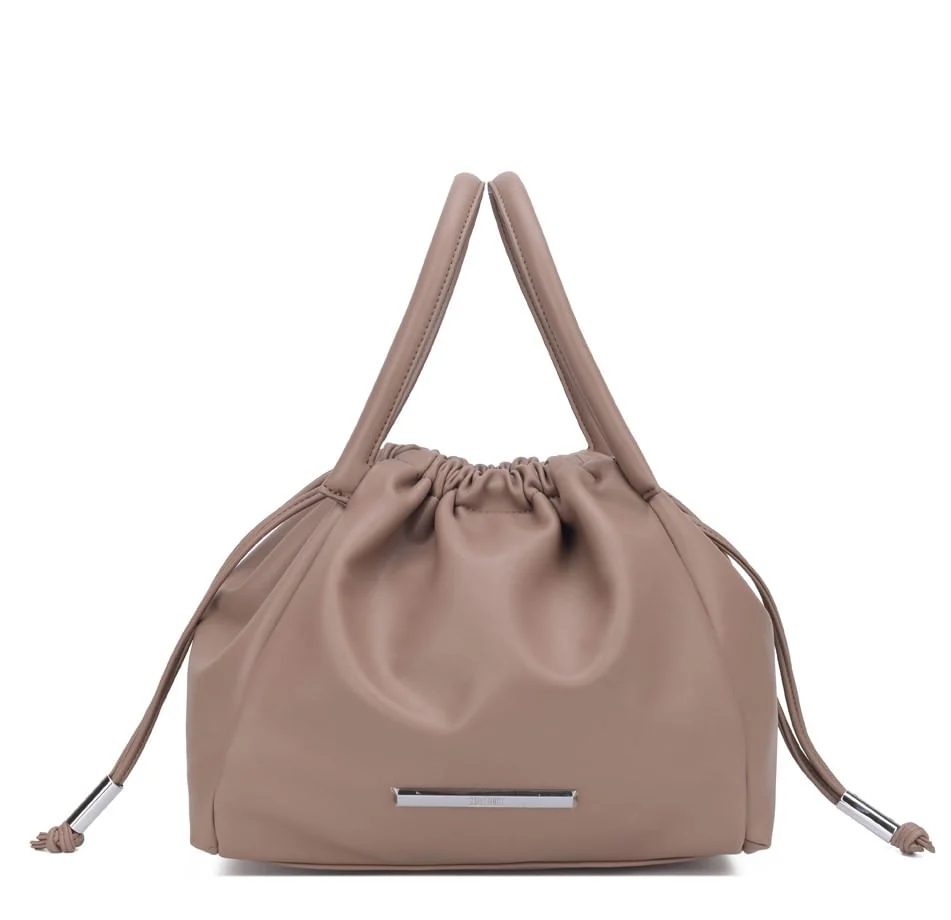 Bolsa Bucket Grande Soft Taupe - vista 2 de 4