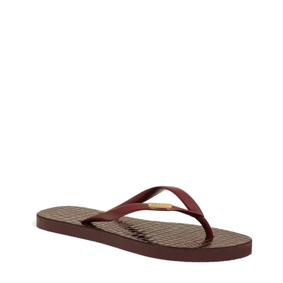 Flip Flop Croco Albany Vinho - vista 2 de 5
