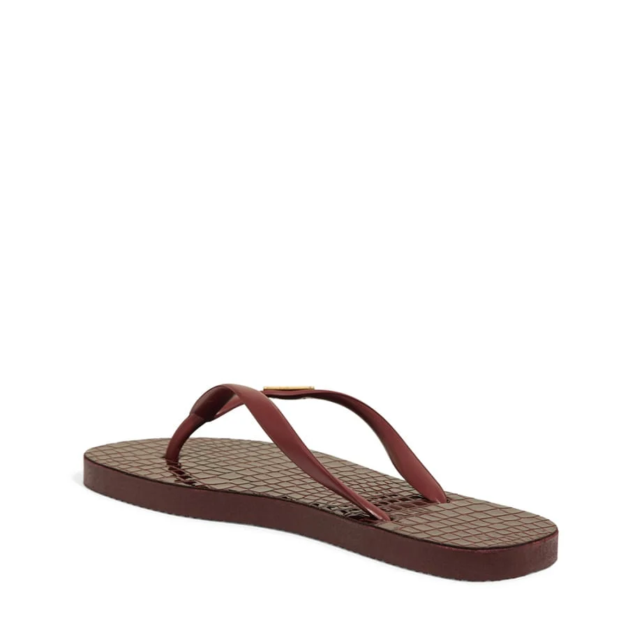 Flip Flop Croco Albany Vinho - vista 4 de 5