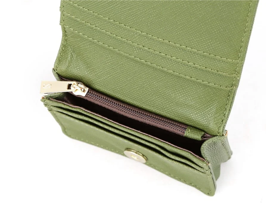 Porta Cartão Caviar Tag Verde - vista 4 de 4