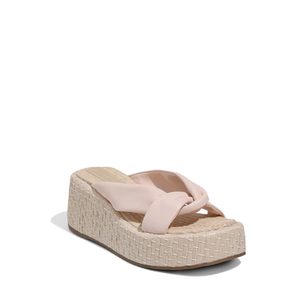 Espadrille Couro Soft Plataforma Rosa - vista 2 de 3
