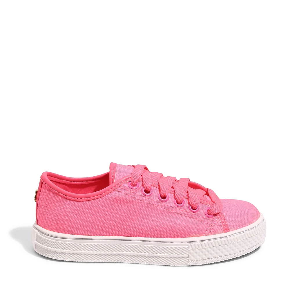 Tênis Infantil Pink Neon Lona Deserto - vista 1 de 5