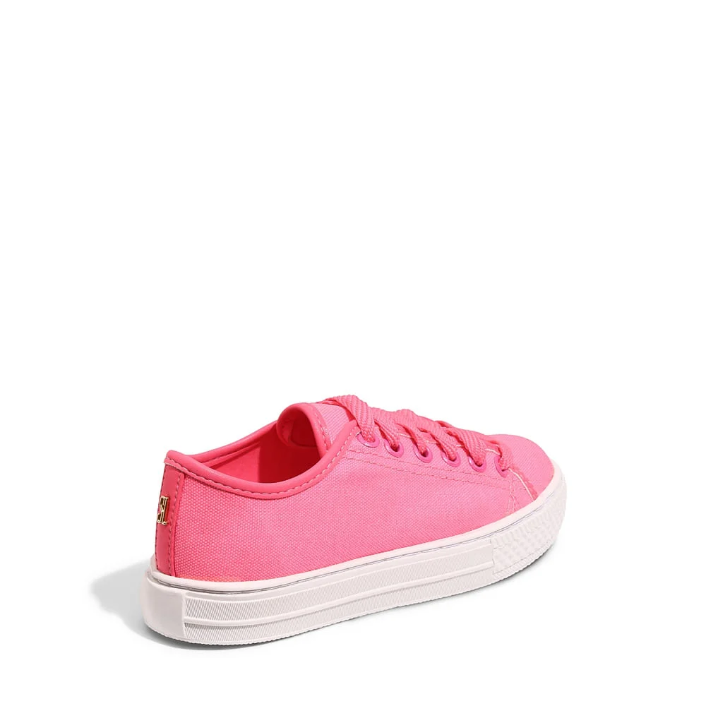 Tênis Infantil Pink Neon Lona Deserto - vista 4 de 5