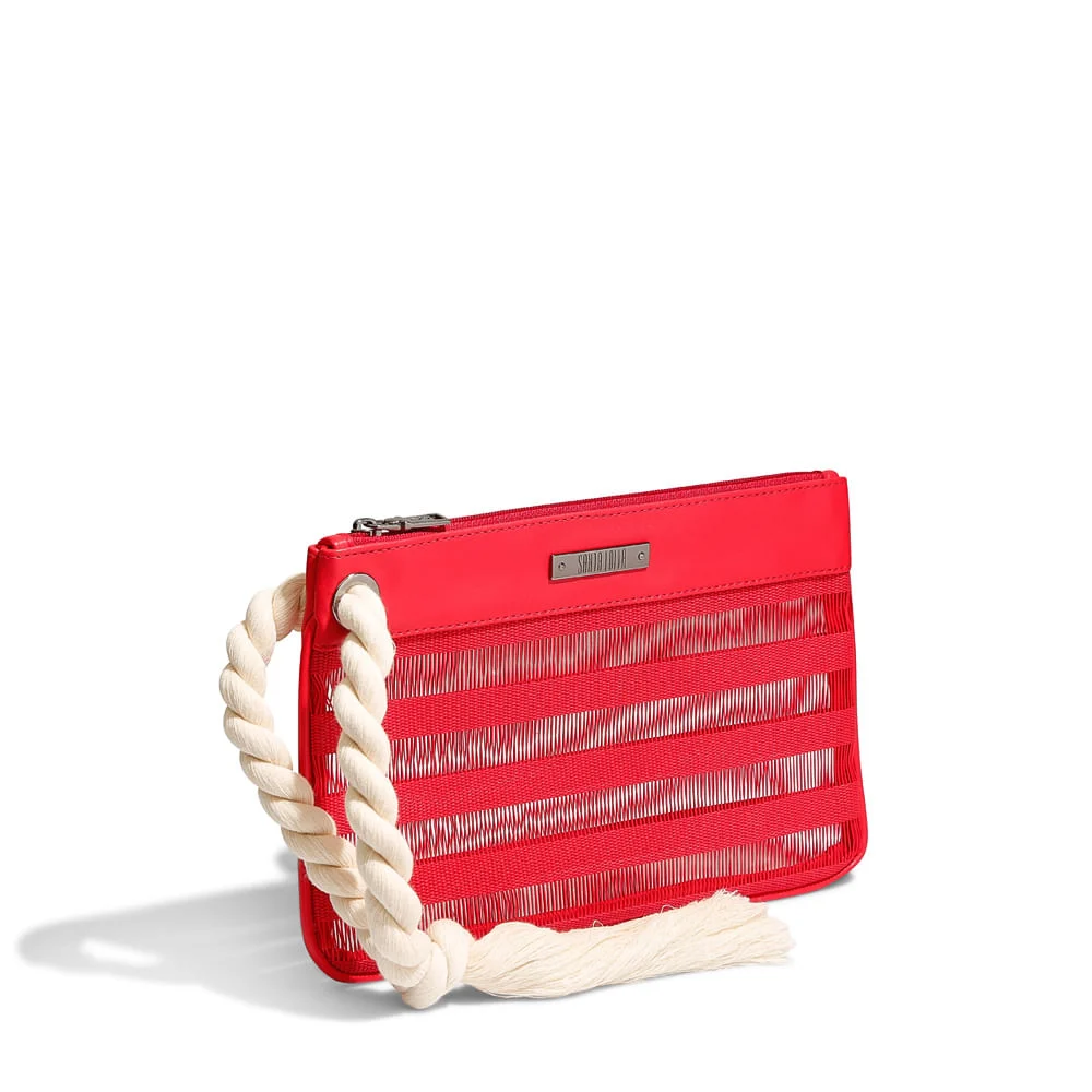 Clutch Tela Esportiva Vermelho - vista 2 de 3