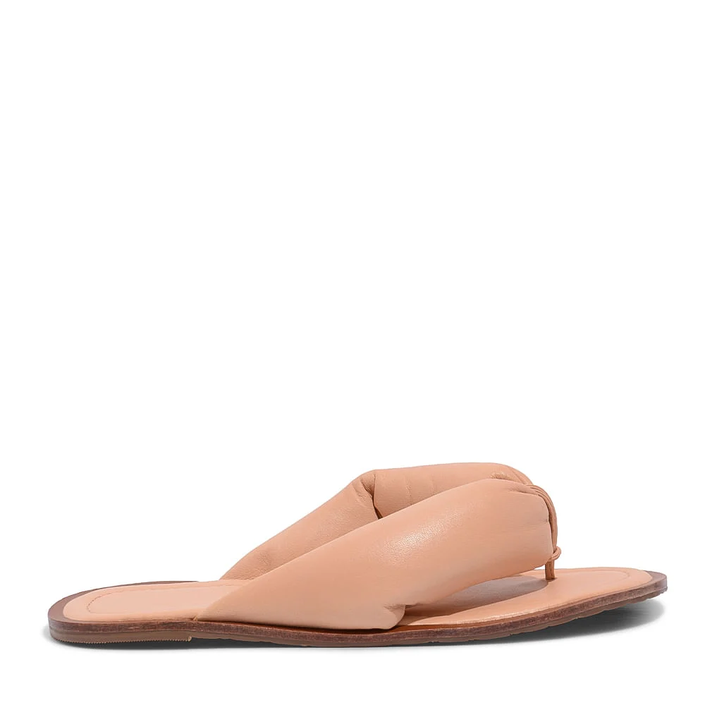 Rasteira Couro Nobre Soft Nude Rosado - vista 1 de 5