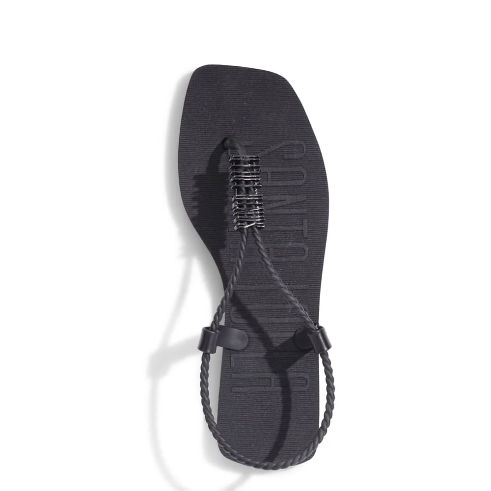 Flip Flop Borracha Preto - vista 2 de 4