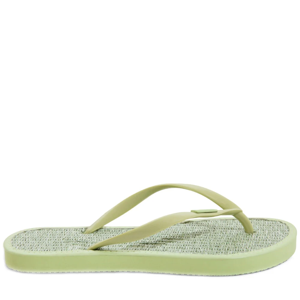 Flip Flop Borracha Verde Agua - vista 1 de 4