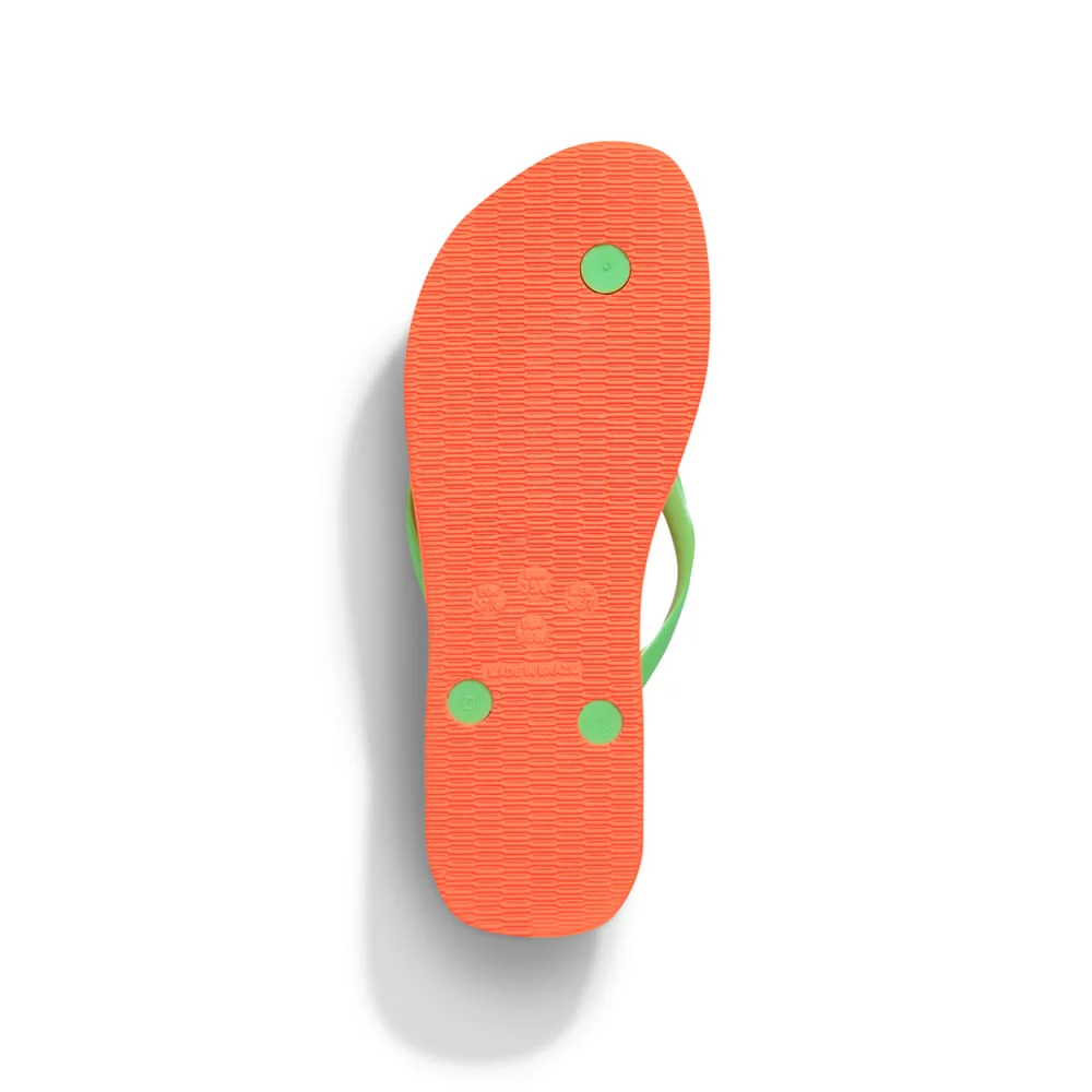 Flip Flop Borracha Laranja Tangerina - vista 5 de 5