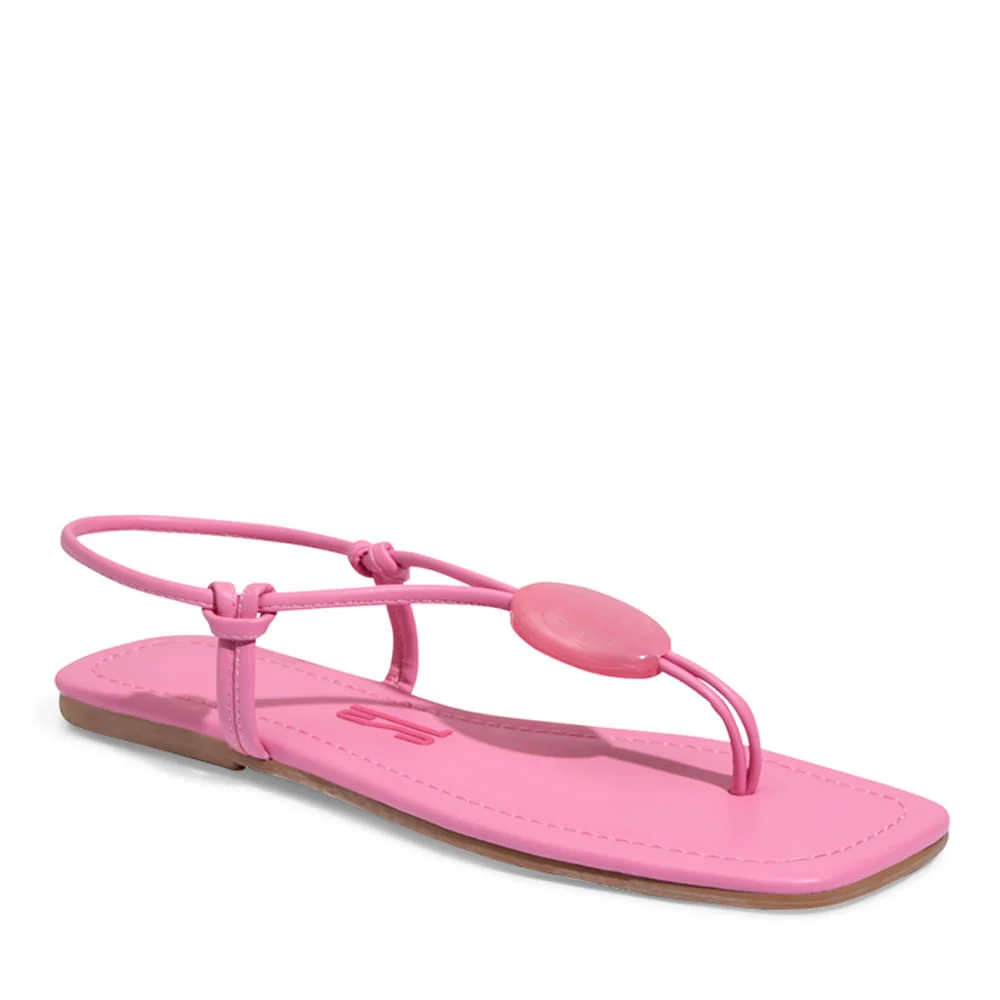 Rasteira Napa Santorine Rosa Azaleia - vista 2 de 4