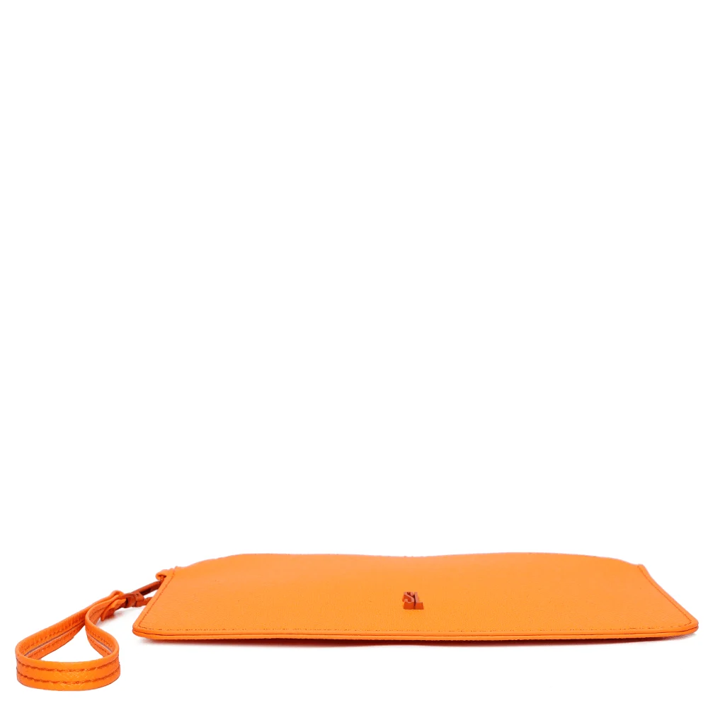 Bolsa Clutch Laranja Neon Pequena - vista 4 de 4