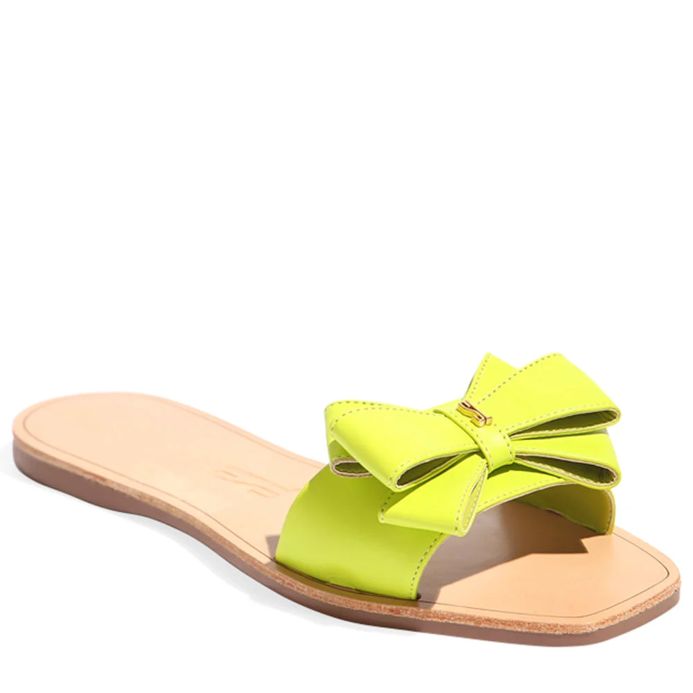 Rasteira Napa Santorine Verde Fresh - vista 3 de 4