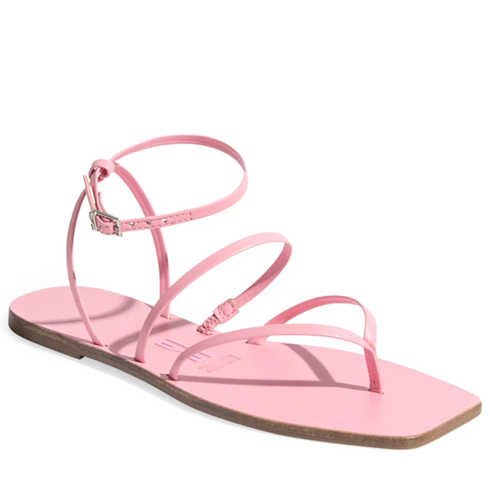 Rasteira Napa Havai Rosa Chiclete - vista 3 de 4