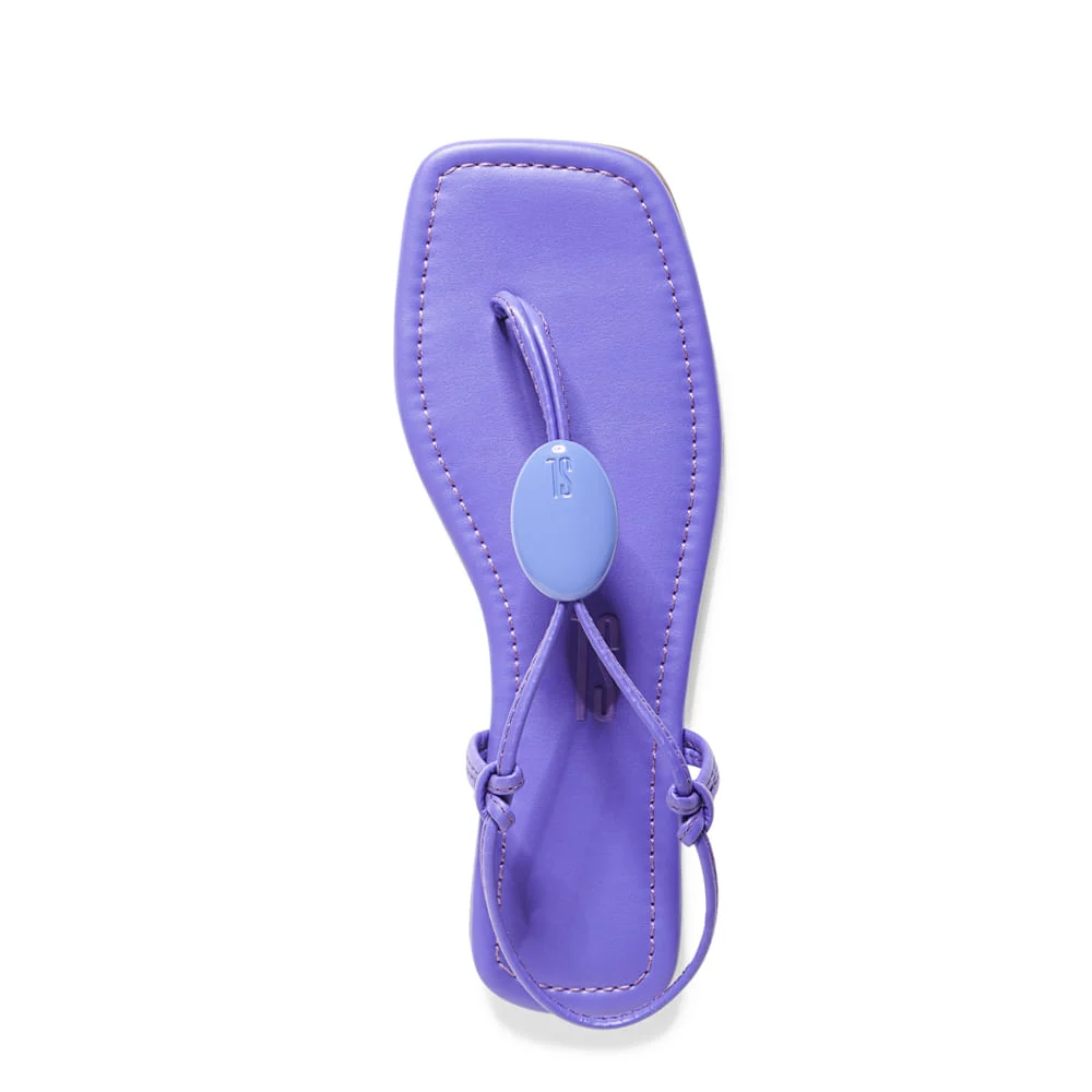 Rasteira Napa Havai Roxo Eletrico - vista 3 de 4