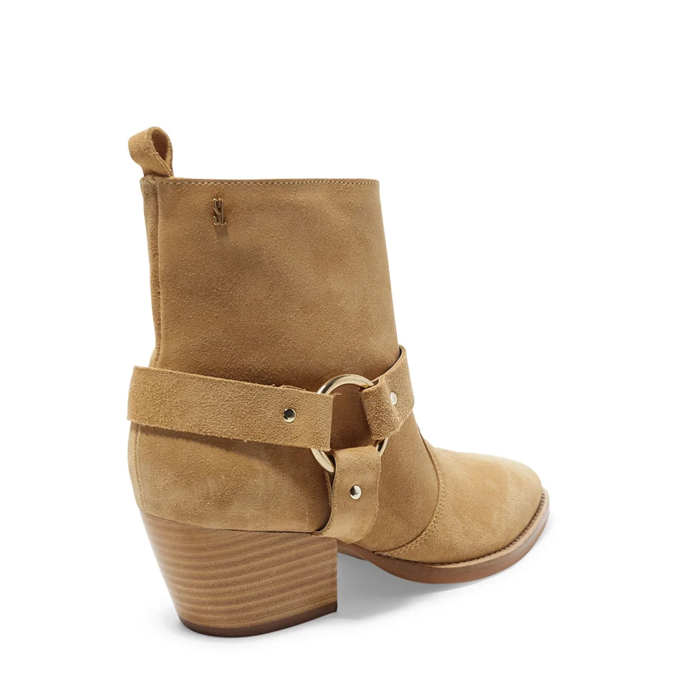 Bota Western Bege Couro Cano Baixo - vista 4 de 4