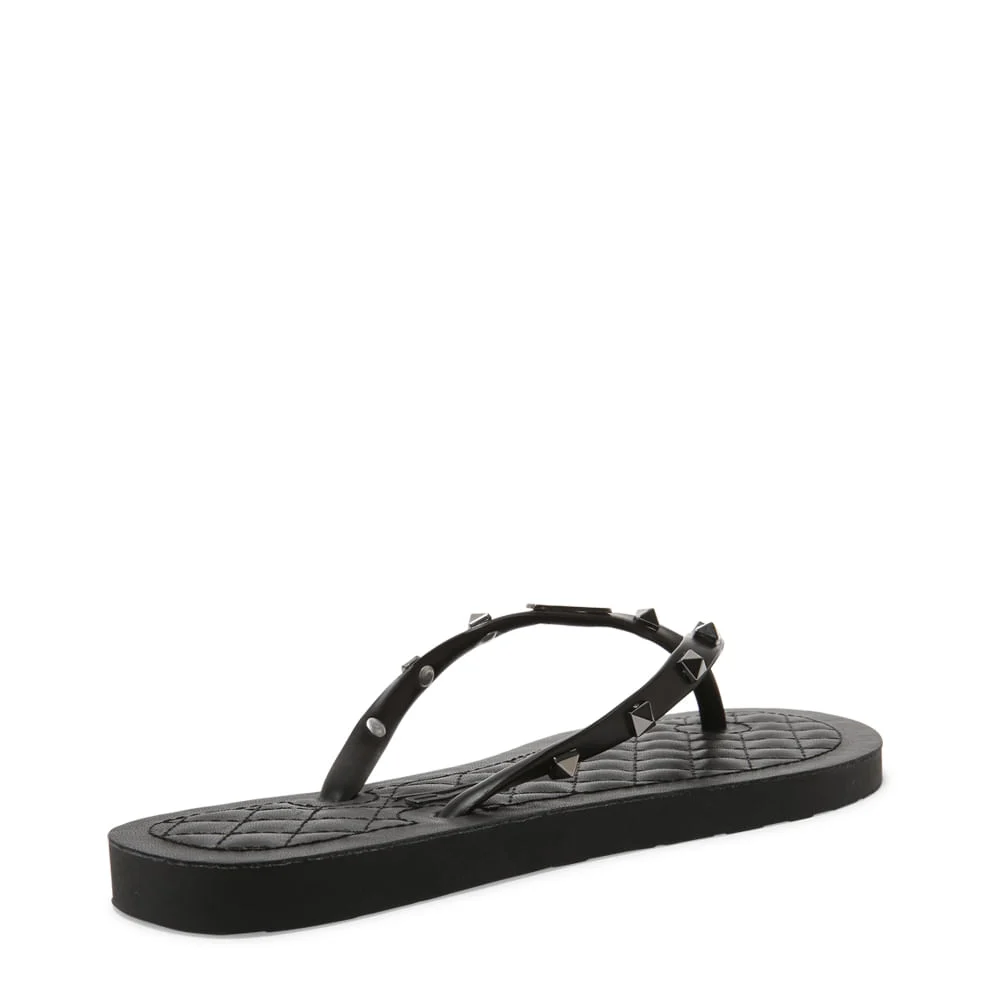 Flip Flop Preto Matelassê Spikes - vista 4 de 4