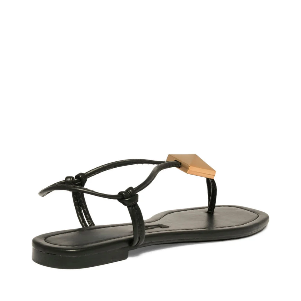 Rasteira Napa Soft Preto - vista 3 de 4