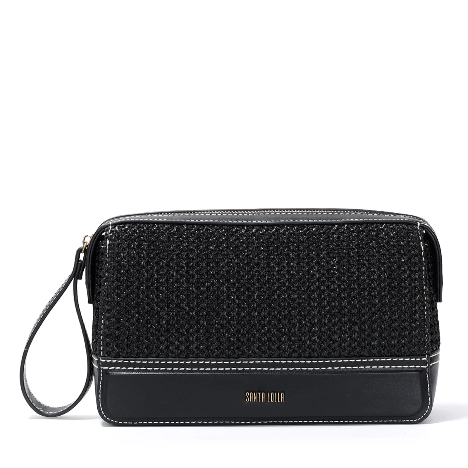 Necessaire Tramado Preto - vista 1 de 3