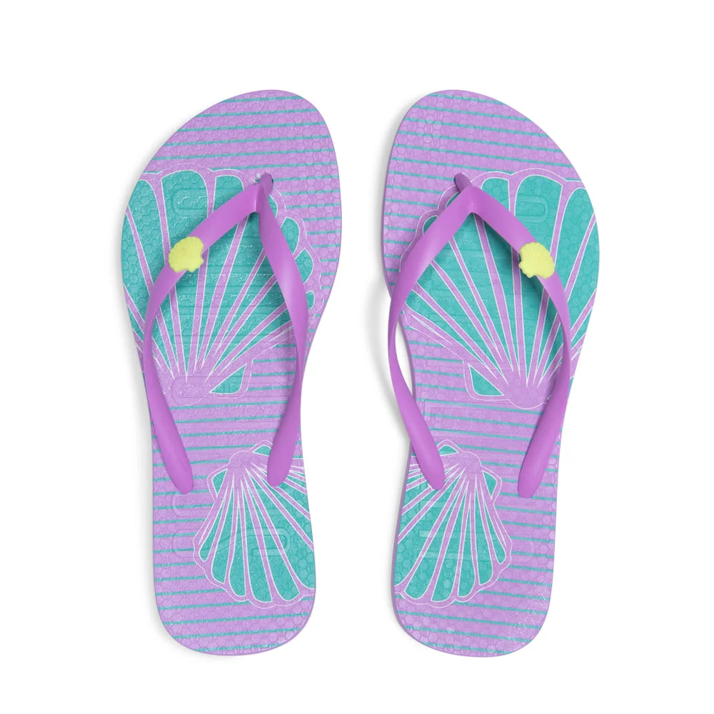 Flip Flop Borracha Neon Lilac - vista 3 de 3