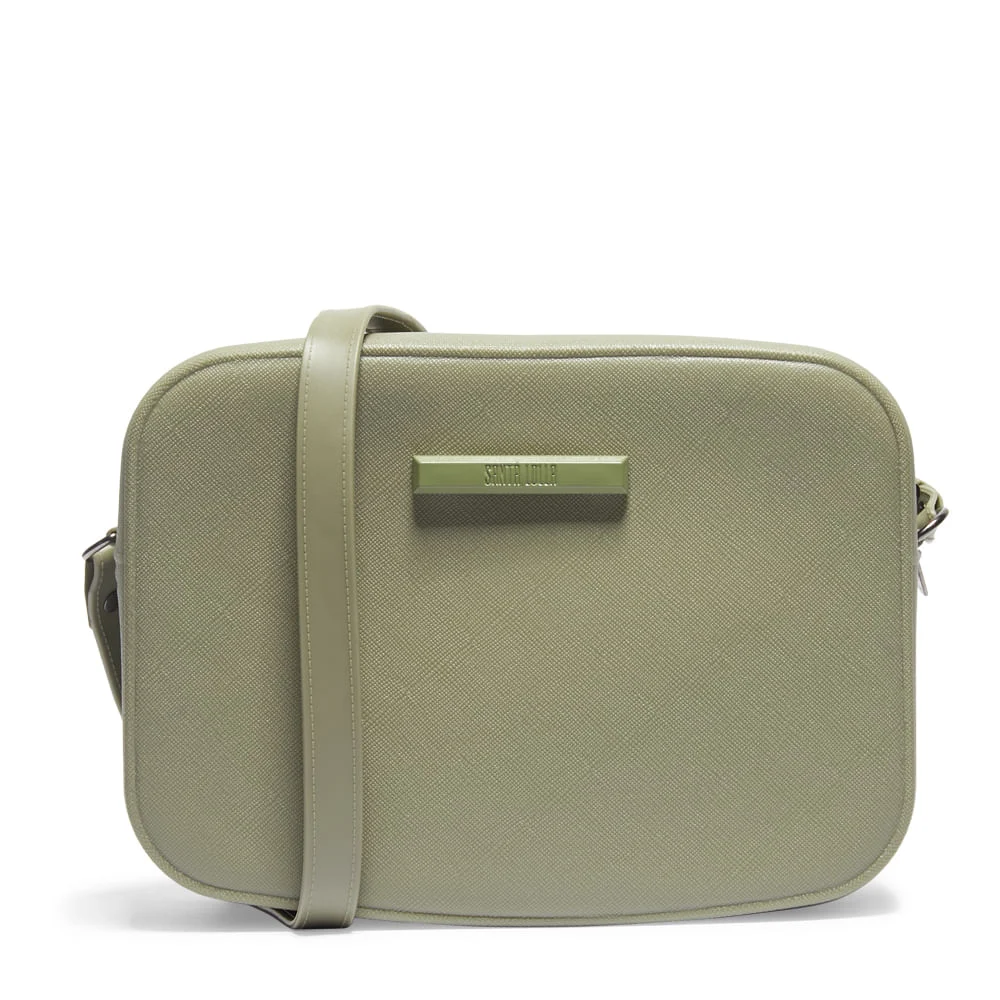 Bolsa Câmera Bag Borracha Verde Pistache Transversal - vista 1 de 3