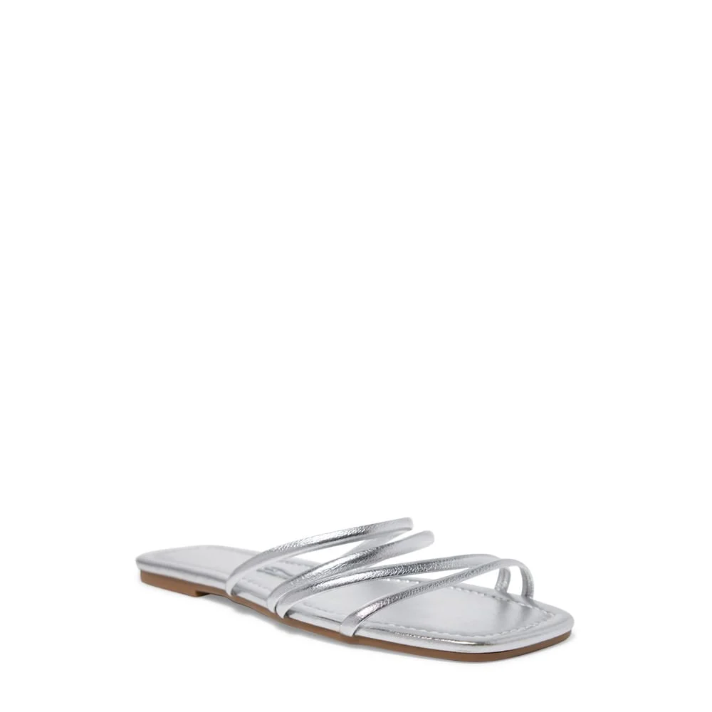 Rasteira Metallic Soft Prata - vista 2 de 3