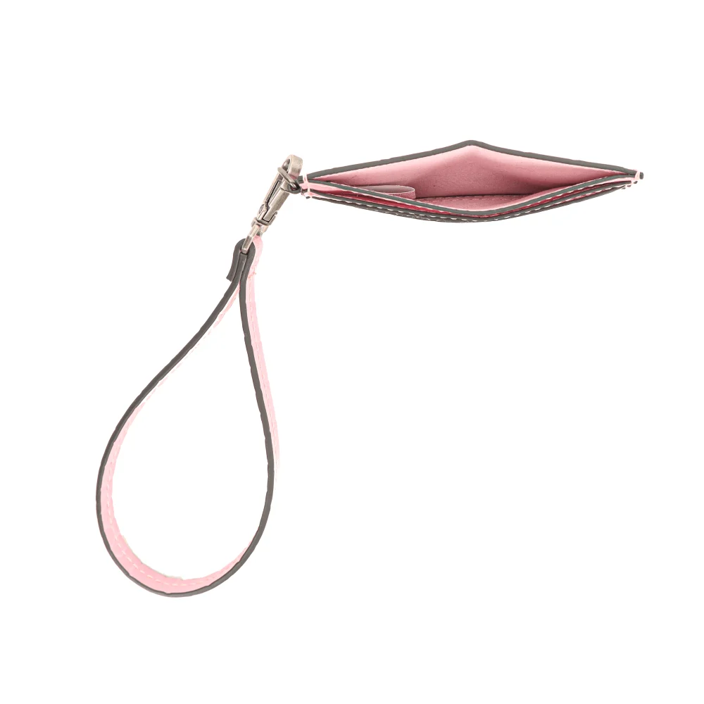 Porta Cartão Rosa Croco - vista 3 de 4