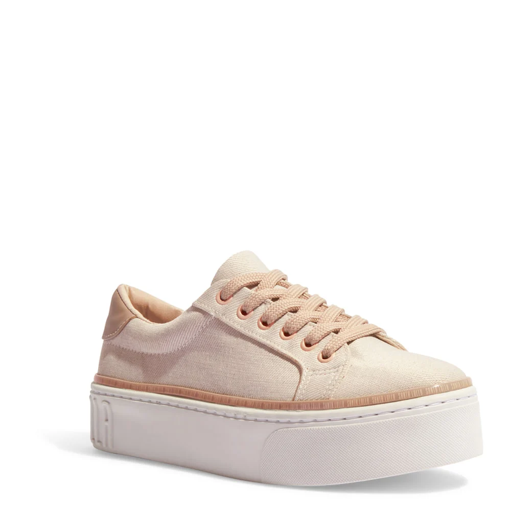 Tênis Jeans Bahamas Plataforma Rosa Quartzo - vista 2 de 4