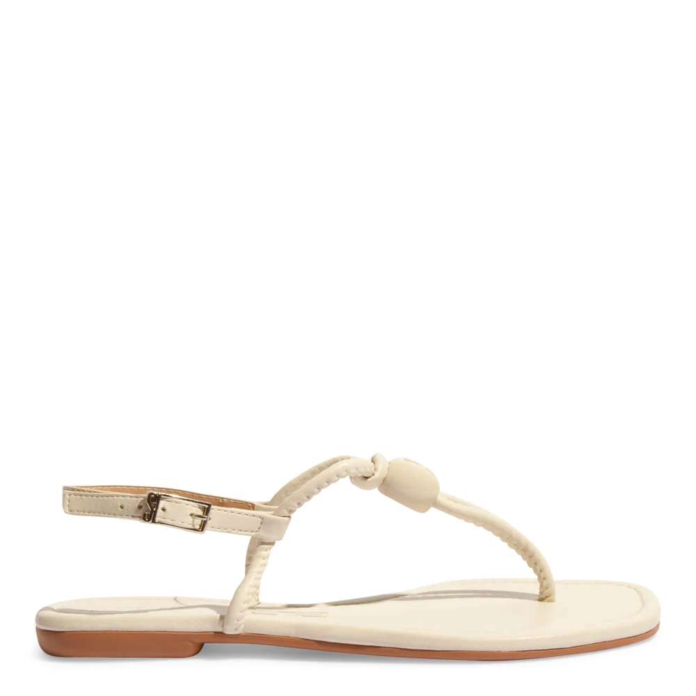 Rasteira Salomé Napa Soft Off White - vista 1 de 4