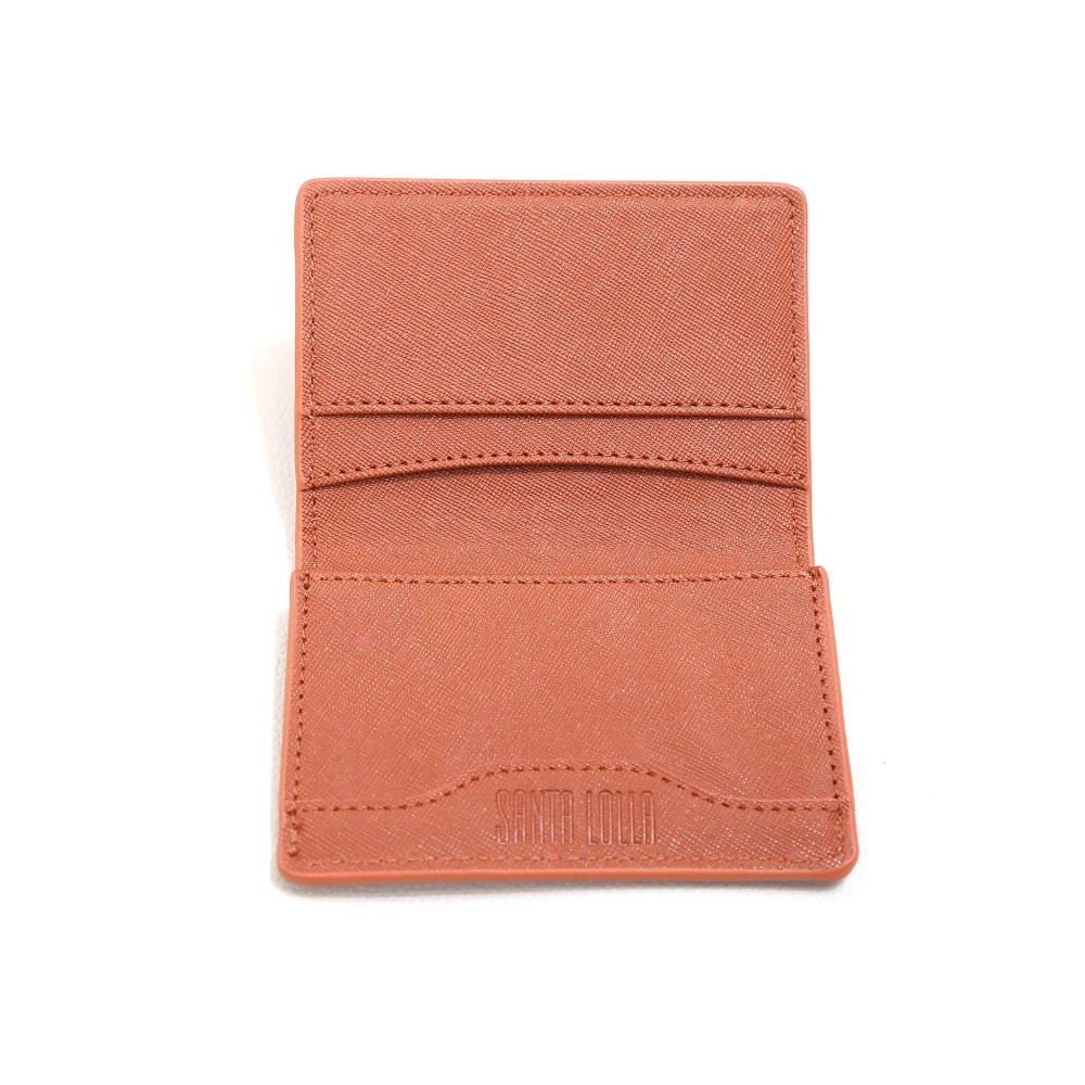 Porta Cartão Floater Texturizado Marrom - vista 5 de 5