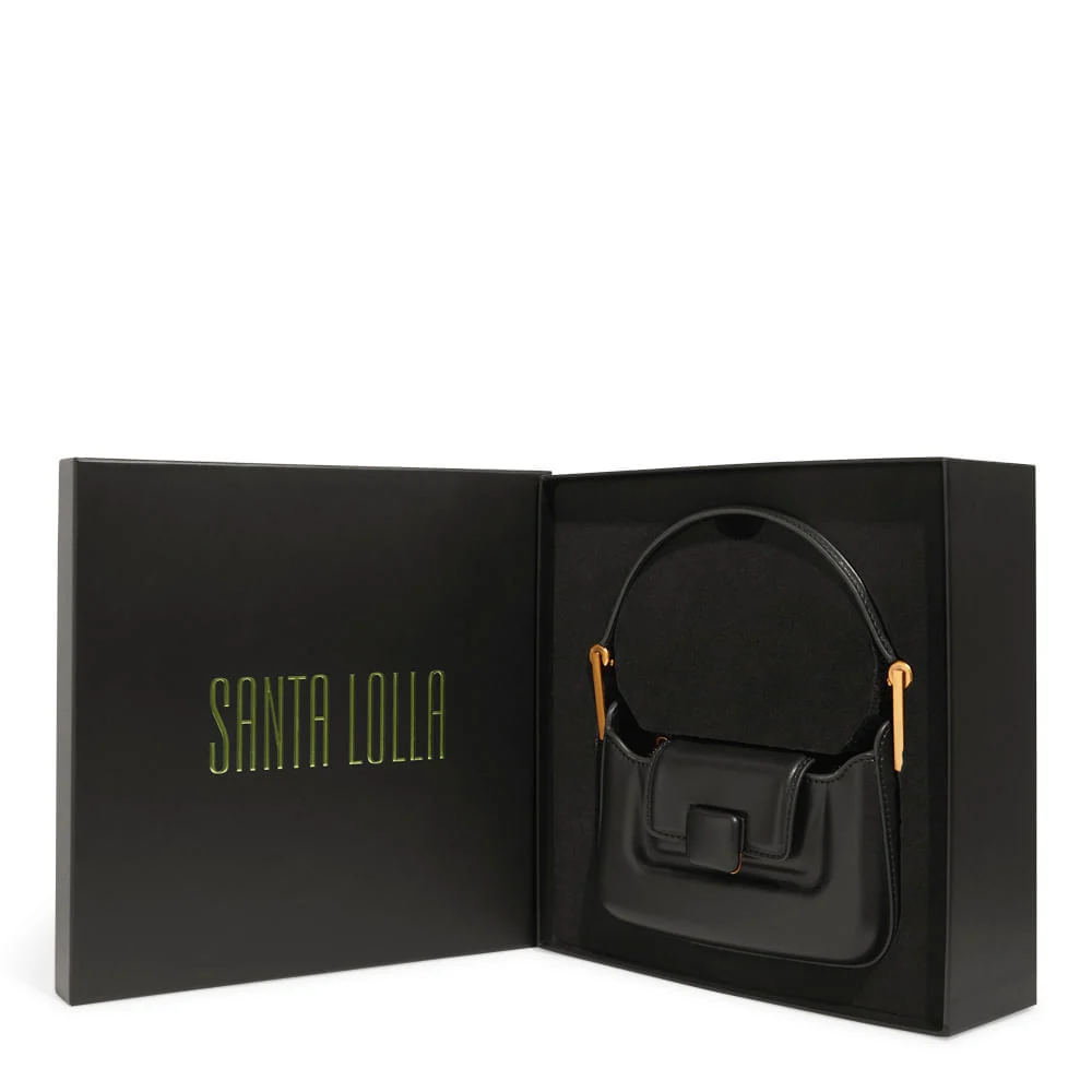 Bolsa Pequena Soft Preta Alça Dupla - vista 3 de 10