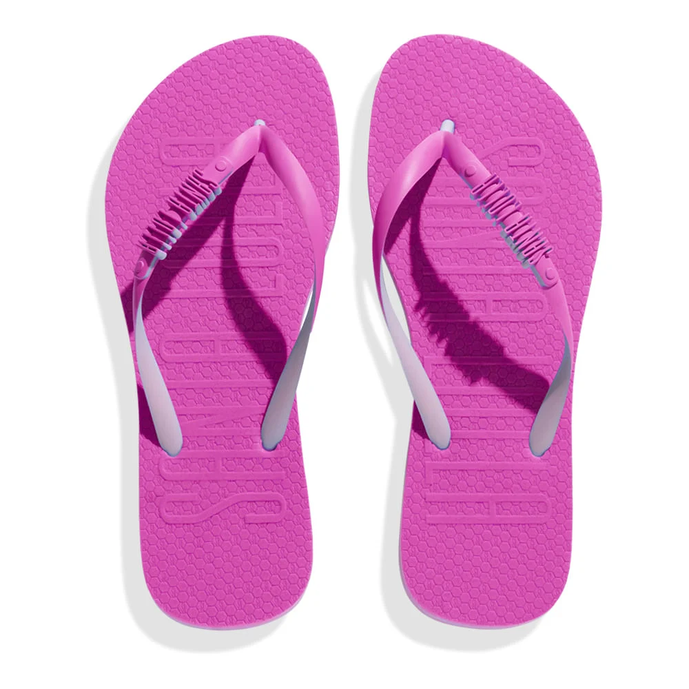 Chinelo Flip Flop Borracha Rosa Fluor - vista 3 de 4
