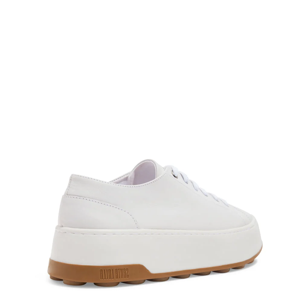 Tenis Couro Confort Branco - vista 3 de 4