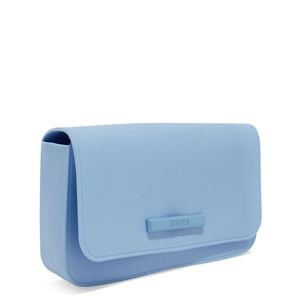 Bolsa Borracha Azul Alça Transversal - vista 2 de 3