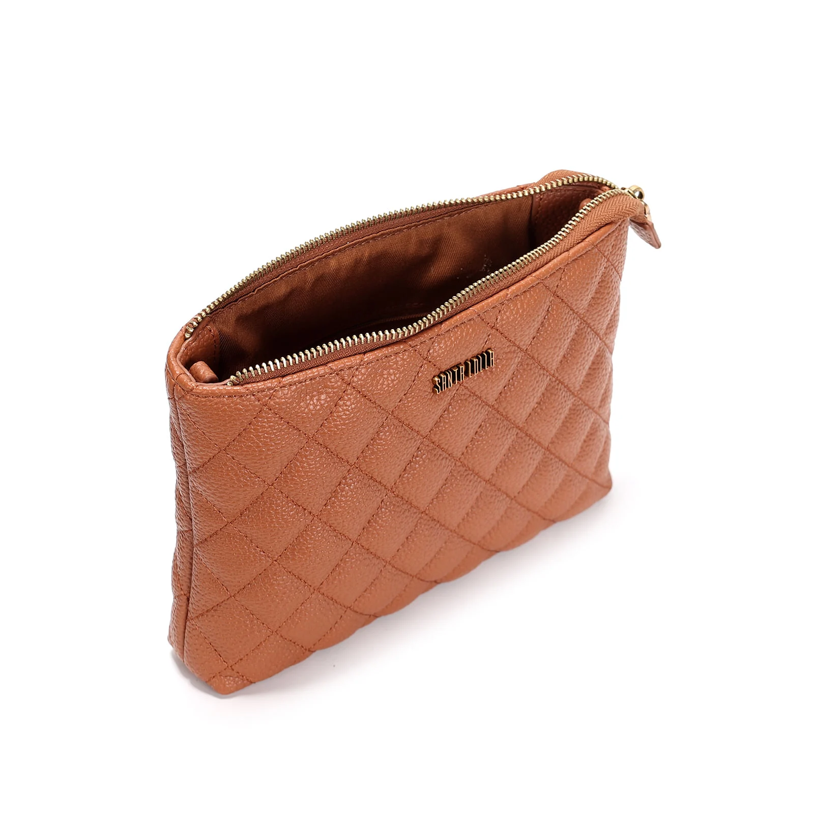 Bolsa Matelassê Floater Marrom Safari Alça Transversal - vista 3 de 3